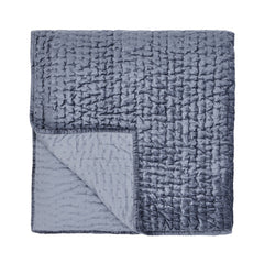 Bari Sea Fog Velvet Quilt Collection - Ornate Home
