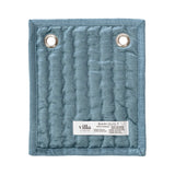 Bari Stone Blue Velvet Quilt Collection - Ornate Home