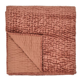 Bari Terracotta Velvet Quilt Collection - Ornate Home