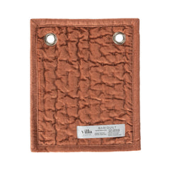 Bari Terracotta Velvet Quilt Collection - Ornate Home