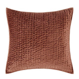 Bari Terracotta Velvet Quilt Collection - Ornate Home