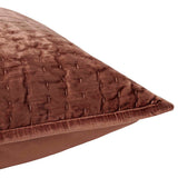 Bari Terracotta Velvet Quilt Collection - Ornate Home