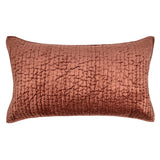 Bari Terracotta Velvet Quilt Collection - Ornate Home