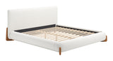 Baris Ivory King Bed - Ornate Home