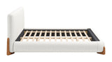 Baris Ivory King Bed - Ornate Home