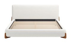 Baris Ivory King Bed - Ornate Home