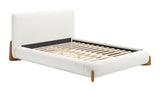 Baris Ivory Queen Bed - Ornate Home