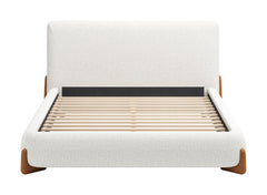 Baris Ivory Queen Bed - Ornate Home