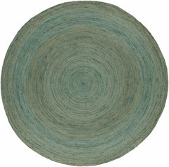 Barksdale Green Hand Woven Jute - Clearance - Ornate Home