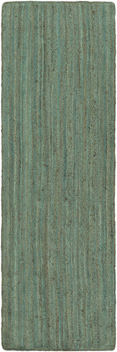 Barksdale Green Hand Woven Jute - Clearance - Ornate Home