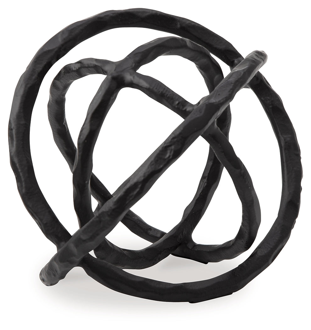 Barlee Black Sculpture (Set of 2) (Online Special Price) - Ornate Home