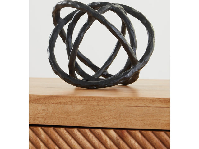 Barlee Black Sculpture (Set of 2) - Ornate Home