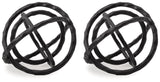 Barlee Black Sculpture (Set of 2) - Ornate Home
