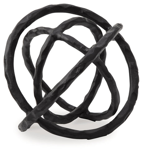 Barlee Black Sculpture (Set of 2) - Ornate Home