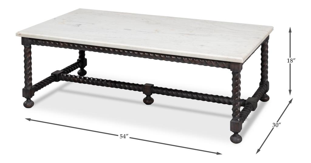 Barley Brown Cocktail Table - Ornate Home