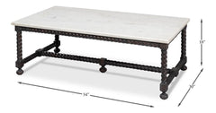 Barley Brown Cocktail Table - Ornate Home