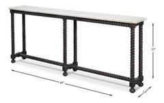 Barley Brown Console Table - Ornate Home