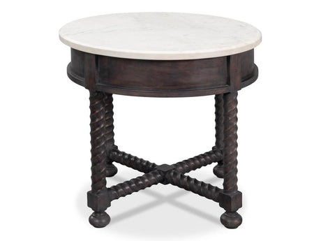 Barley Brown Side Table - Ornate Home