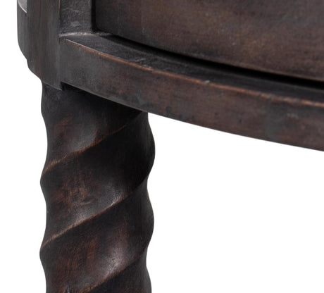 Barley Brown Side Table - Ornate Home