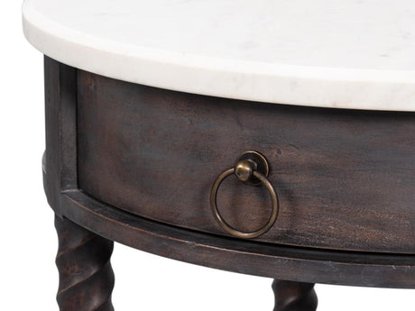 Barley Brown Side Table - Ornate Home