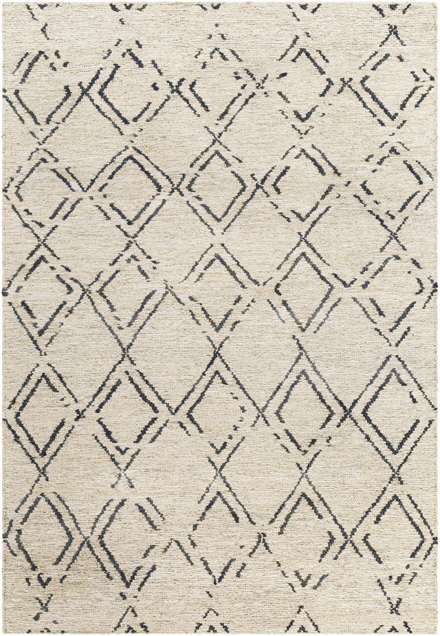 Barlig Beige Trellis Jute Carpet - Clearance - Ornate Home