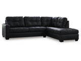 Barlin Mills Carbon 2-Piece Sectional w/Chaise - Ornate Home