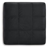 Barlin Mills Carbon Loveseat and Oversized Ottoman (Online Special Price) - Ornate Home