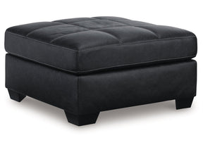 Barlin Mills Carbon Oversized Accent Ottoman (Online Special Price) - Ornate Home