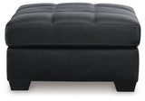 Barlin Mills Carbon Recliner and Oversized Accent Ottoman (Online Special Price) - Ornate Home