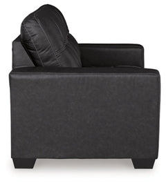Barlin Mills Dark Gray Loveseat - Ornate Home