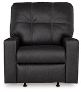 Barlin Mills Dark Gray Recliner - Ornate Home