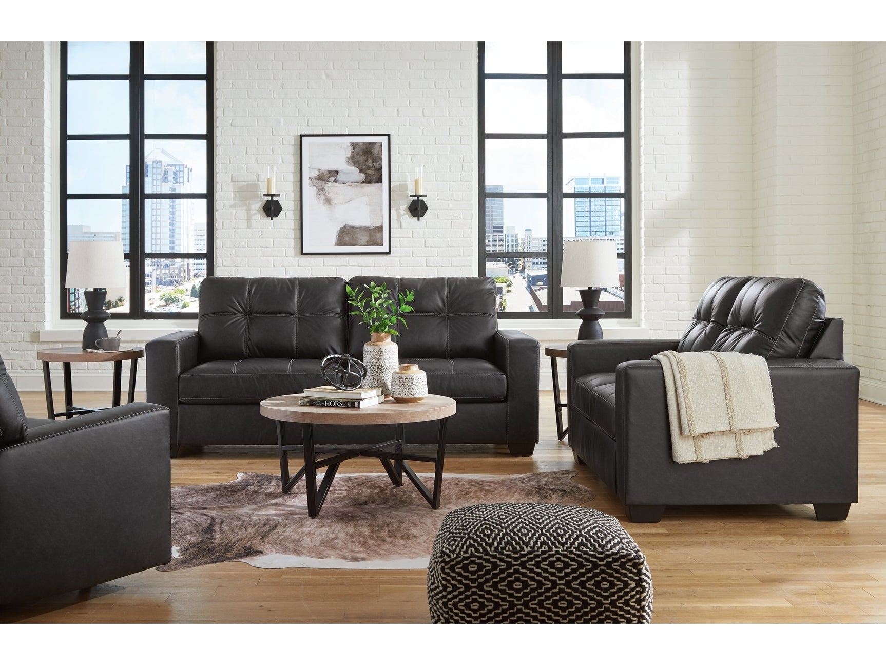 Barlin Mills Sofa, Loveseat and Recliner - Ornate Home