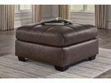 Barlin Mills Umber Oversized Accent Ottoman - Ornate Home