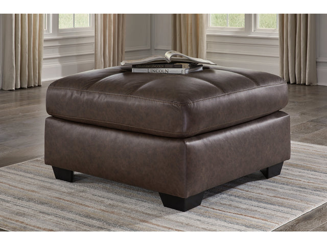Barlin Mills Umber Oversized Accent Ottoman - Ornate Home