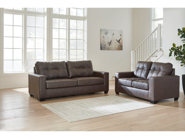 Barlin Mills Umber Sofa & Loveseat - Ornate Home