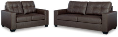 Barlin Mills Umber Sofa & Loveseat - Ornate Home