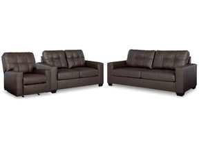 Barlin Mills Umber Sofa & Loveseat & Recliner (Online Special Price) - Ornate Home