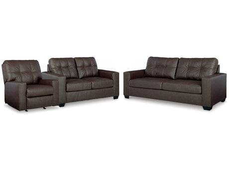 Barlin Mills Umber Sofa & Loveseat & Recliner - Ornate Home
