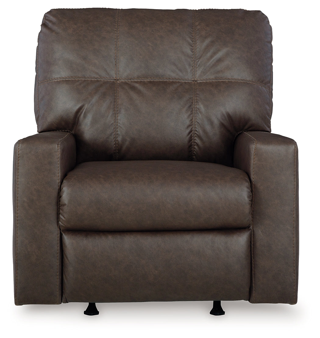 Barlin Mills Umber Sofa and Recliner (Online Special Price) - Ornate Home