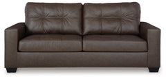 Barlin Mills Umber Sofa and Recliner - Ornate Home