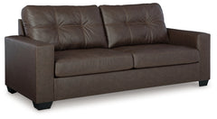 Barlin Mills Umber Sofa and Recliner - Ornate Home