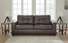Barlin Mills Umber Sofa and Recliner - Ornate Home