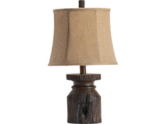 Barn Post Brown Accent Lamp (Set of 4) - Ornate Home