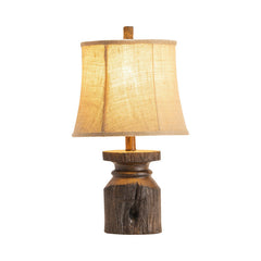 Barn Post Brown Accent Lamp (Set of 4) - Ornate Home