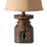 Barn Post Brown Accent Lamp (Set of 4) - Ornate Home