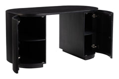Barnaby Black Desk - Ornate Home