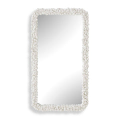 Barnacle White Rectangular Mirror - Ornate Home