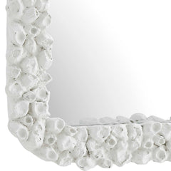 Barnacle White Rectangular Mirror - Ornate Home