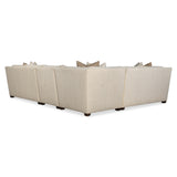 Barnes Beige/Tan Fabric Sectional - Ornate Home