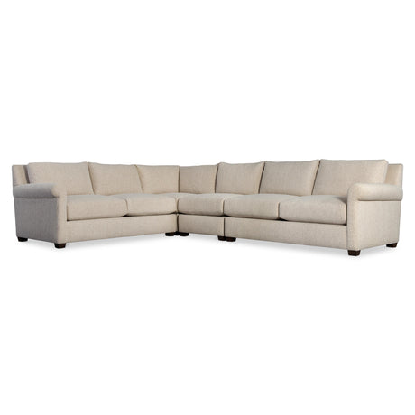 Barnes Beige/Tan Fabric Sectional - Ornate Home